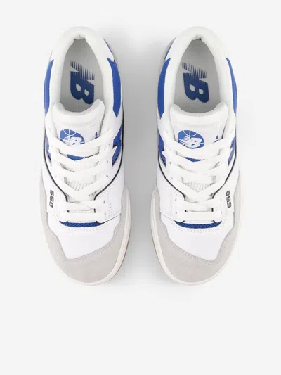 New Balance Low 550 White/blue Trainer In Grey