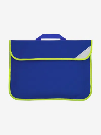 Zeco Schoolwear Kids School Enhanced Viz Book Bag In Blue