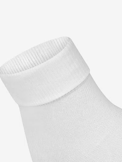Zeco Schoolwear Girls School Turnover Socks In White