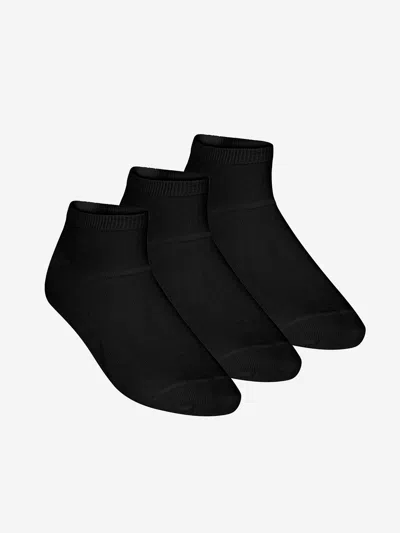 Zeco Schoolwear Kids School Trainer Socks In Black