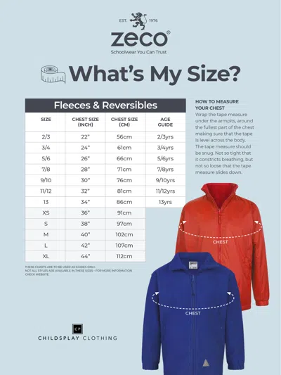Zeco Schoolwear Kids School Polar Fleece Jacket In Purple