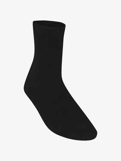 Zeco Schoolwear Boys School Turnover Top Socks In Black