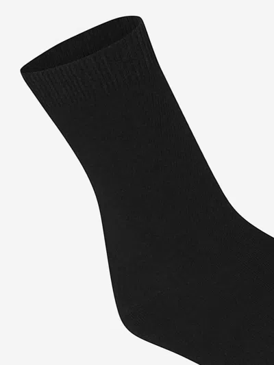 Zeco Schoolwear Boys School Turnover Top Socks In Black