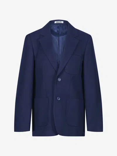 Zeco Schoolwear Boys School Eco-blazer In Blue