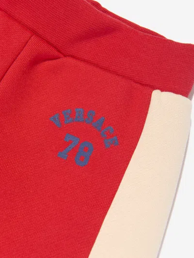 Versace Baby Boys 78 Logo Joggers In Red
