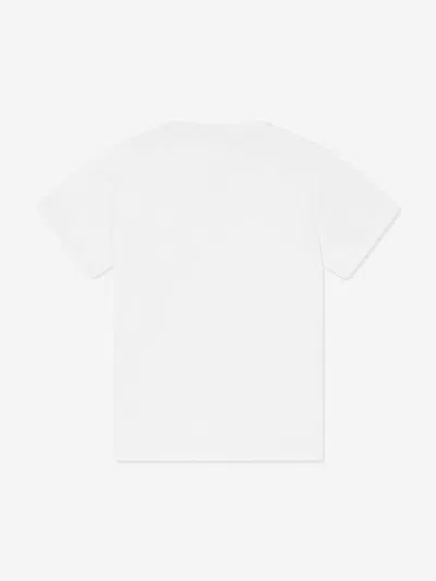 Roberto Cavalli Girls Woodland T-shirt In White