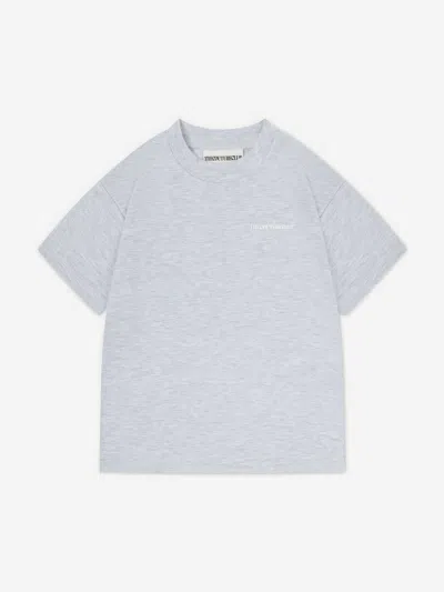 The Couture Club Kids Heavyweight Copyright T-shirt In Grey