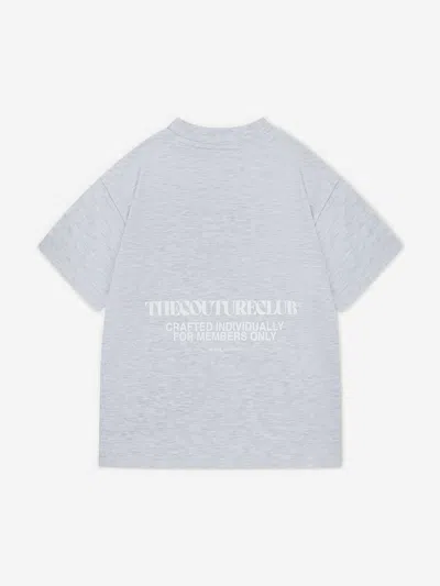 The Couture Club Kids Heavyweight Copyright T-shirt In Grey