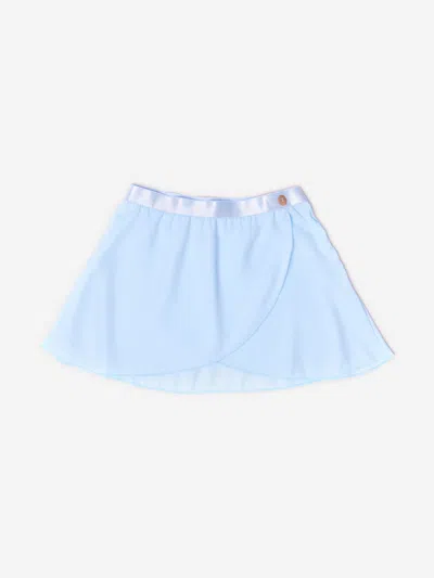 Danskin Girls Pirouette Sheer Skirt In Blue