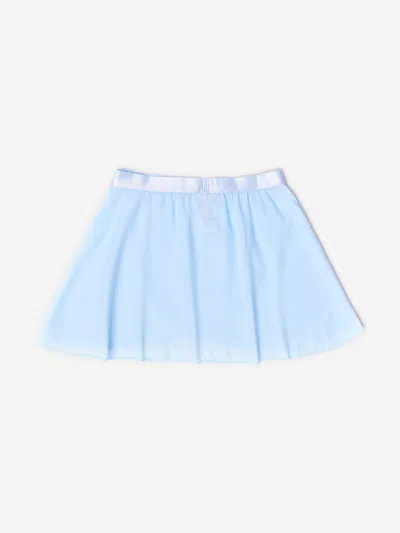 Danskin Girls Pirouette Sheer Skirt In Blue