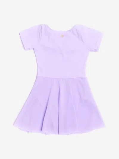 Danskin Girls Tendu Leotard With Skirt In Purple