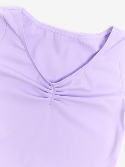 Danskin Girls Tendu Leotard With Skirt In Purple