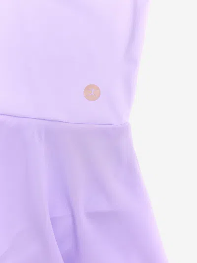 Danskin Girls Tendu Leotard With Skirt In Purple