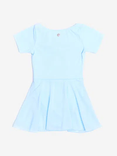 Danskin Girls Tendu Leotard With Skirt In Blue