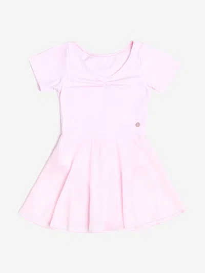 Danskin Girls Tendu Leotard With Skirt In Pink