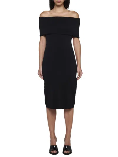 Shop Bottega Veneta Dresses In Black