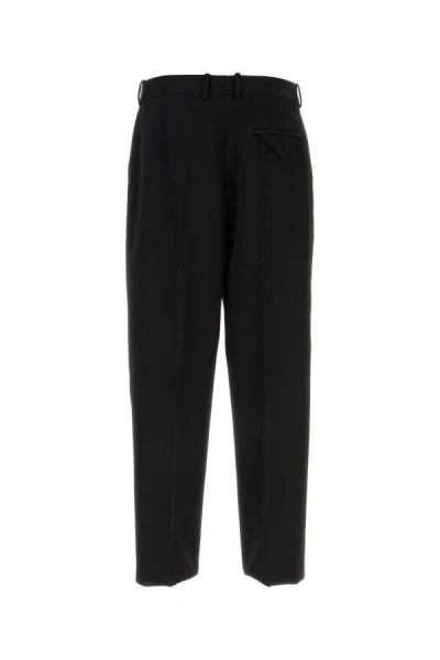 Shop Bottega Veneta Men Black Wool Pant