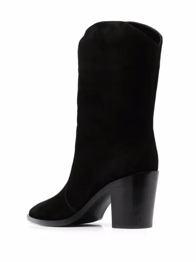 Shop Gianvito Rossi Ankle Boot Shoes In Black
