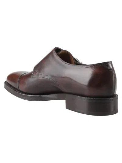 John Lobb William Leather Monk-strap Shoes In Brown