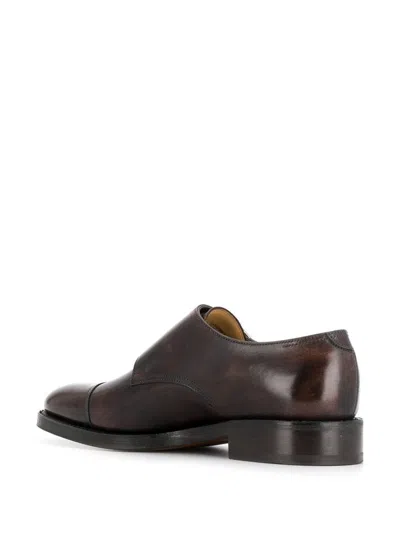 John Lobb William Leather Monk-strap Shoes In Brown