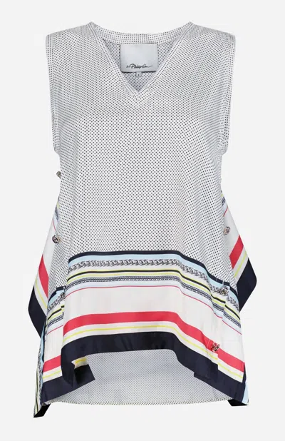 3.1 Phillip Lim Women's Ny Liberty Top In Ivory Multi In White