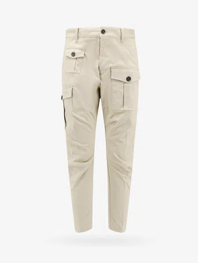 Dsquared2 Cargo Pants In Beige