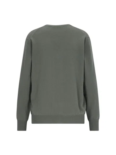 Canessa V-neck Sweater In Green Cashmere In Green