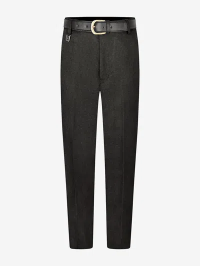 Zeco Schoolwear Boys School Senior Standard Fit Trousers - Long Leg In Grey