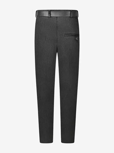 Zeco Schoolwear Boys School Senior Standard Fit Trousers - Long Leg In Grey