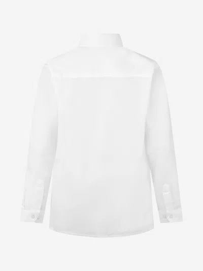 Zeco Schoolwear Boys School Long Sleeve Shirt Twin Pack In White