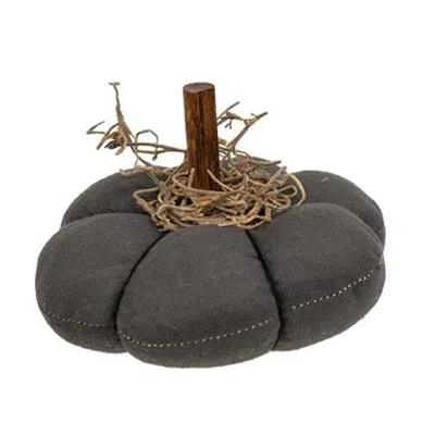 Homegifo Mossy Black Pumpkin 4.5"