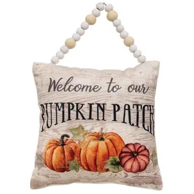 Homegifo *welcome To Our Pumpkin Patch Pillow Ornament