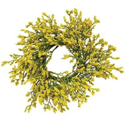 Homegifo Array Astilbe Candle Ring 3"/10" Yellow