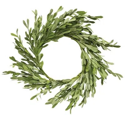 Homegifo Foamy Willow Leaves Wreath 24"