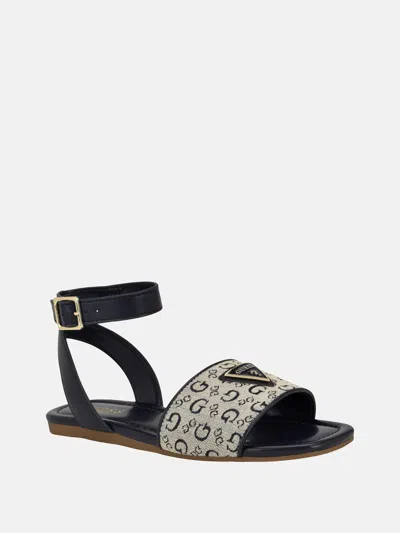 Guess Factory Hazens Logo Sandals In Multi