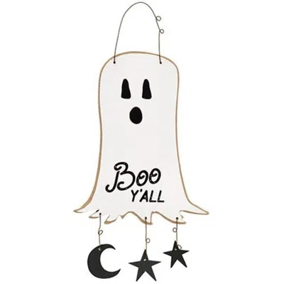 Homegifo Boo Y'all Ghost Moon & Stars Hanger