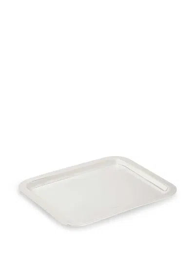 Christofle Albi Rectangular Tray In 银色
