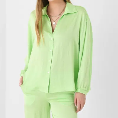 American Vintage Widland Shirt In Amanderaie In Green