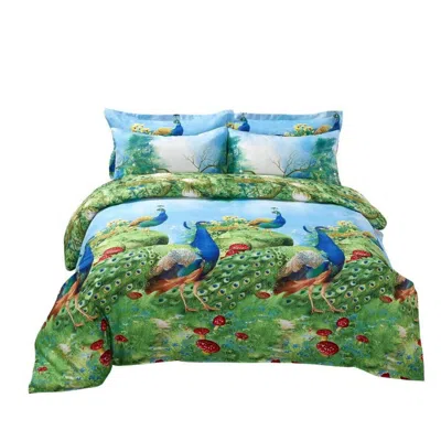 Dolce Mela Duvet Cover Set - Peafowl