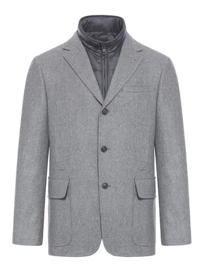 Shop Fay Blazer In Grey