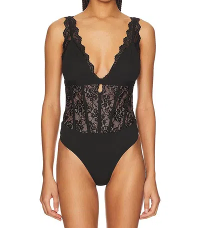 Cami Nyc Carlotta Bodysuit In Black In Black