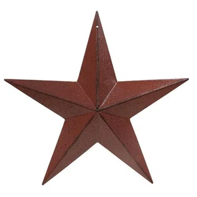 Homegifo Burgundy Barn Star 12"