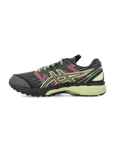 Shop Asics Us4-s Gel-terrain In Black Neon Lime