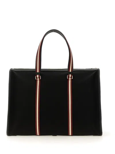 Shop Bally Tote Code Bag In Black