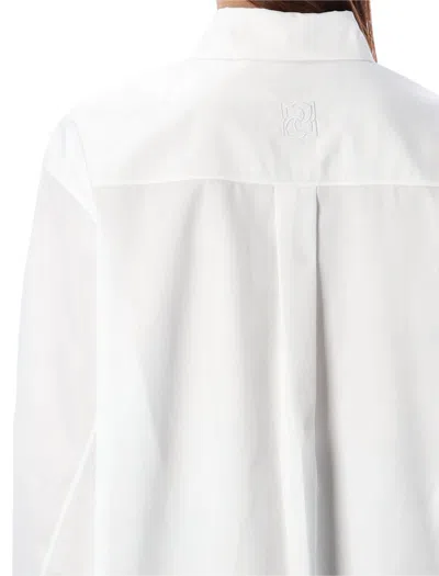 Shop Magda Butrym Oversized Shirt In White