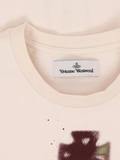 Shop Vivienne Westwood T-shirts And Polos In Beige