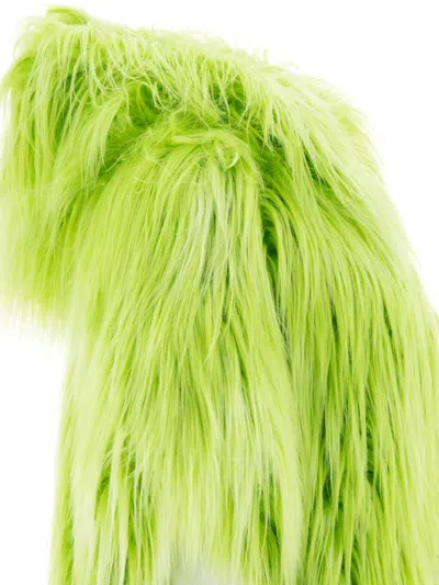 Bb Couture Faux-fur Tribeca Jacket For Women In Green