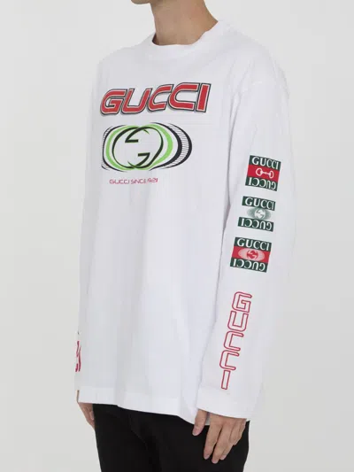 Shop Gucci T-shirt In White