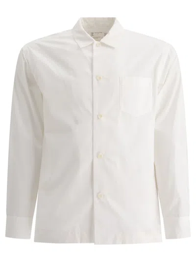 Shop Sacai Shirt With Pocket In White