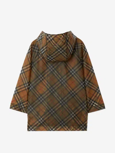 Burberry Lightweight Vintage Check Beige Parka In Beige
